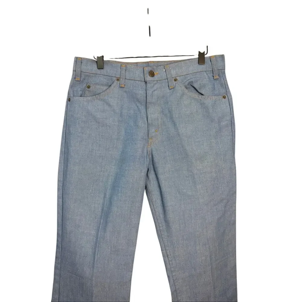 Vintage Levi’s Sta Prest Never Needs Ironing Jeans Orange Tag Rare Size W33 XL33